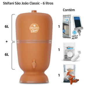Filtro São João Classic - 6 litros - 1 vela - 1 boia