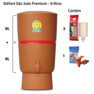 Filtro Premium - 8 litros - 3 velas